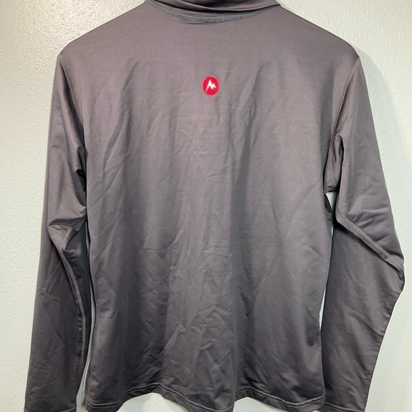 MARMOT Nylon Jacket Large Gray 3/4 Zip Up Womens Embroidered Logo - Picture 5 of 7